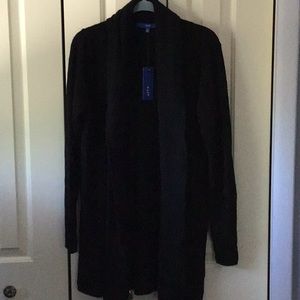 Apt.9 Cardigan Sweater/Removable Scarf. XL. NWT.